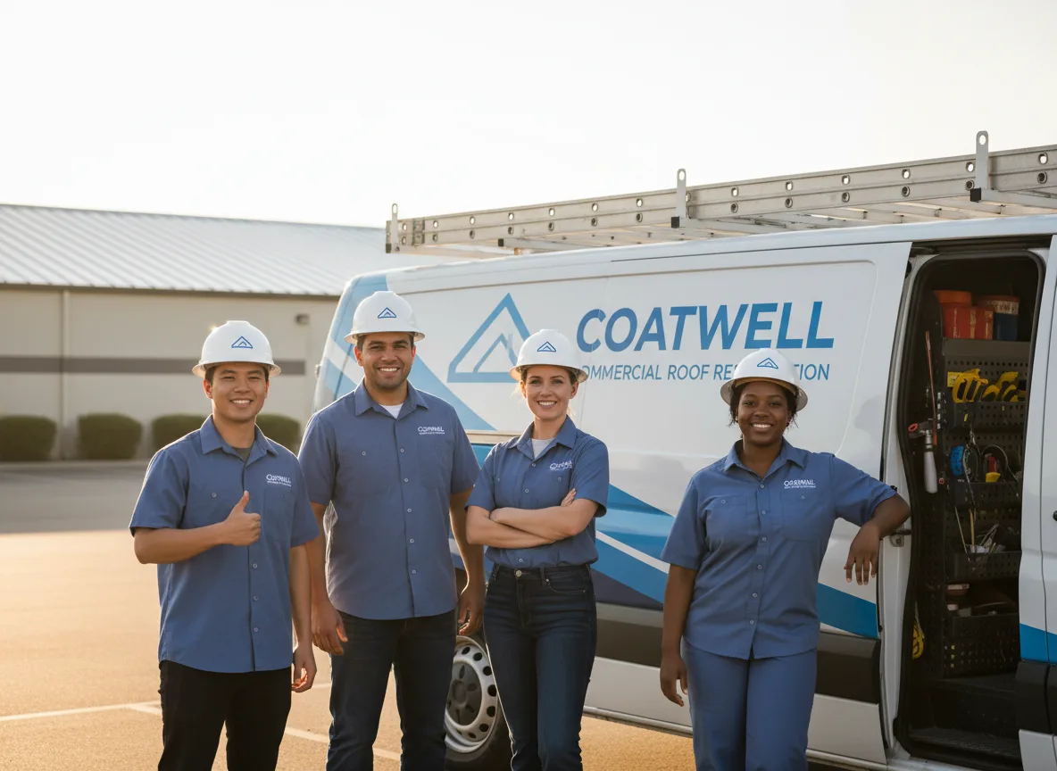 Commercial roof coating company in Dewey, AZ